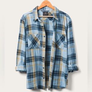 ELLIS PLAID TWILL FLANNEL SHIRT